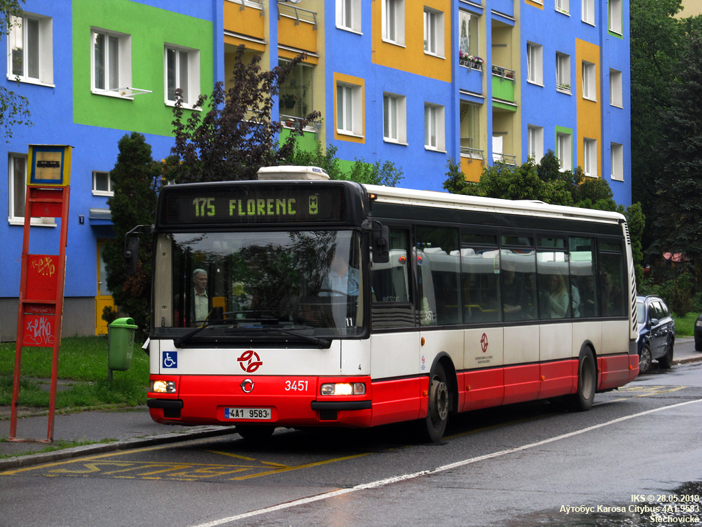 Prague, Karosa Citybus 12M.2071 (Irisbus) # 3451