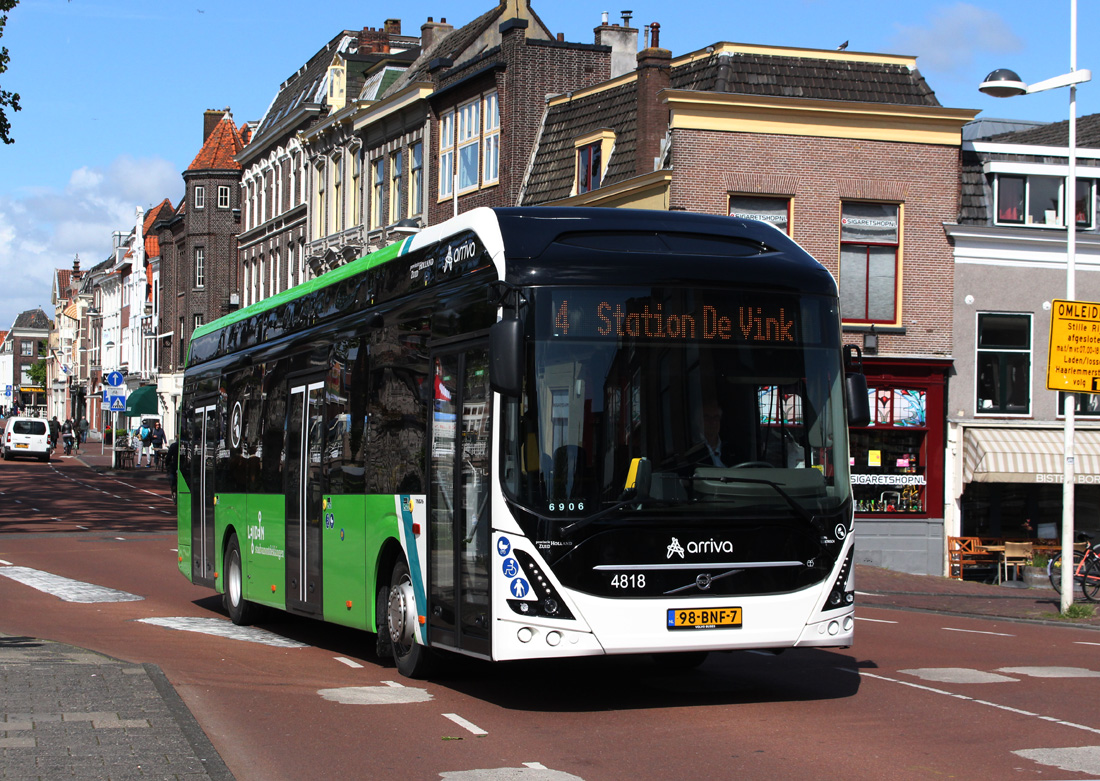 Leiden, Volvo 7900 Electric # 4818