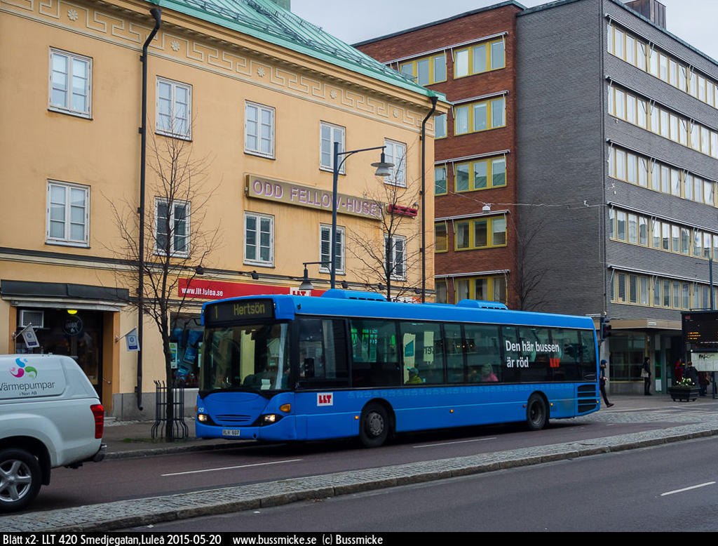 Luleå, Scania OmniLink CL94UB 4X2LB # 420