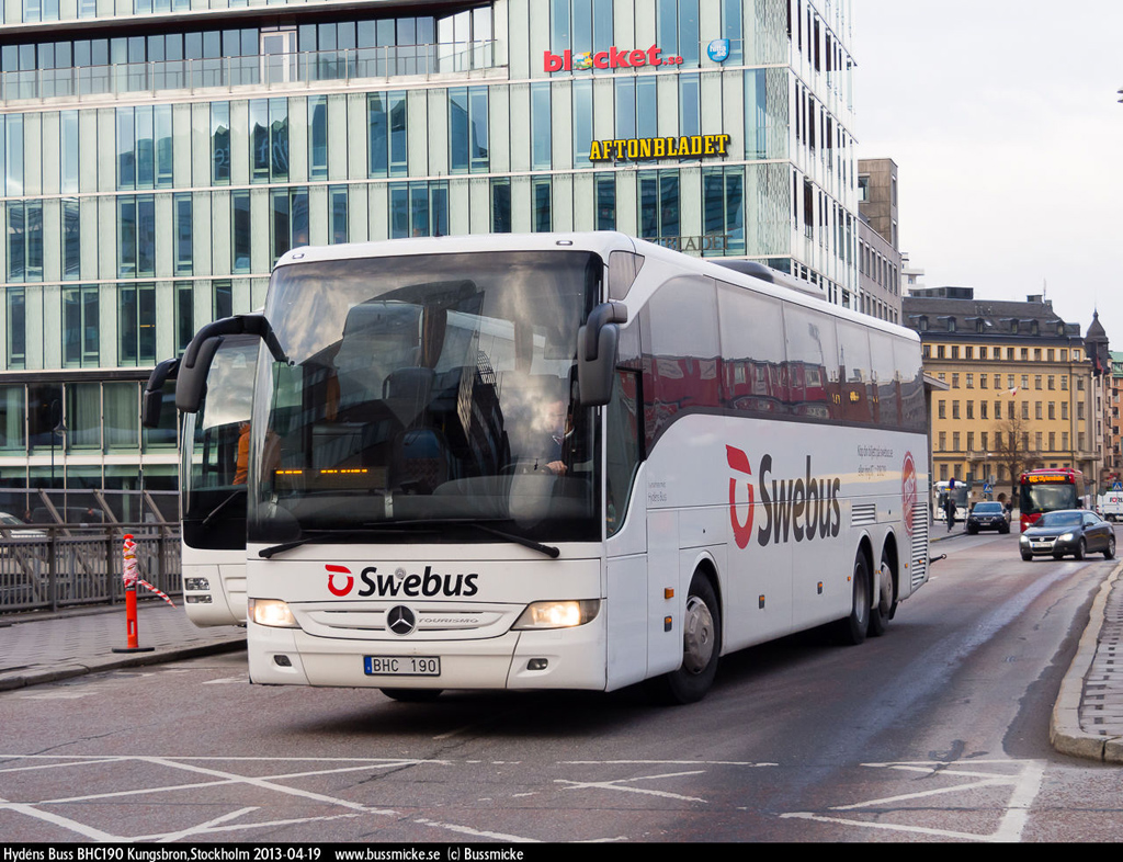 Стокгольм, Mercedes-Benz Tourismo 16RHD-II M/3 № BHC 190