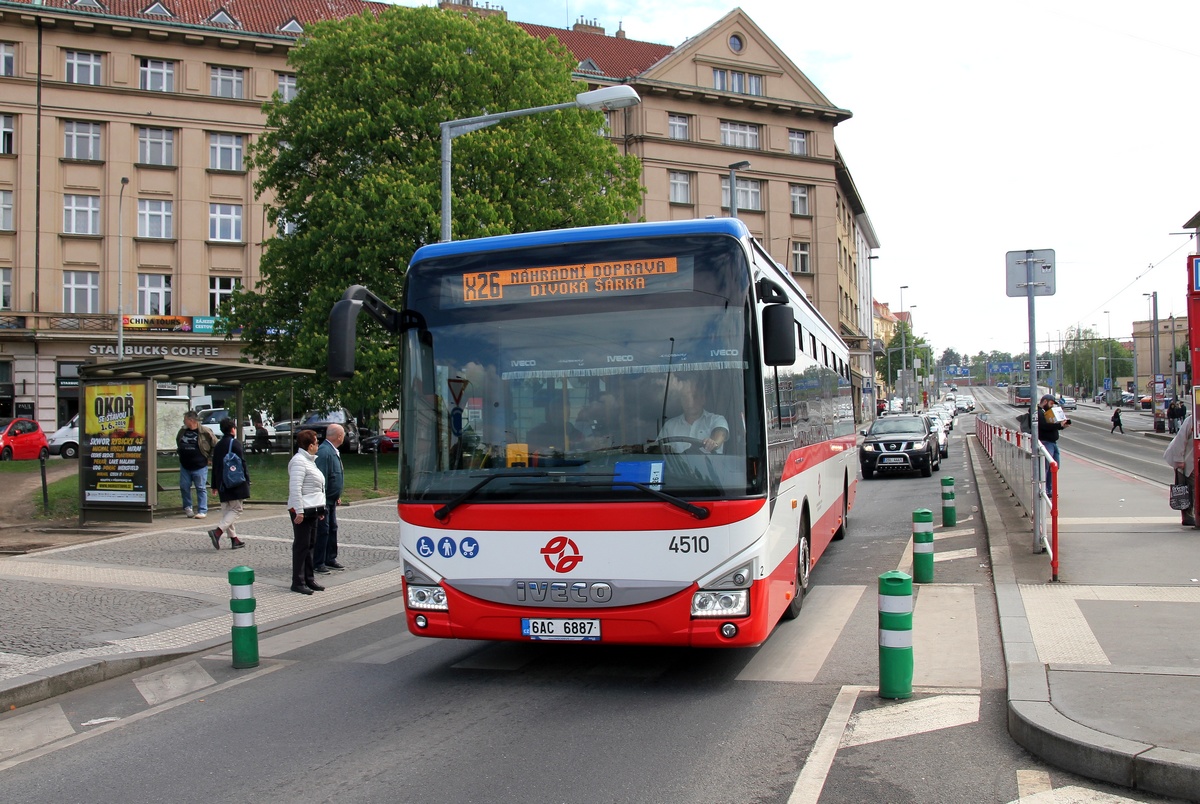Prague, IVECO Crossway LE Line 12M # 4510