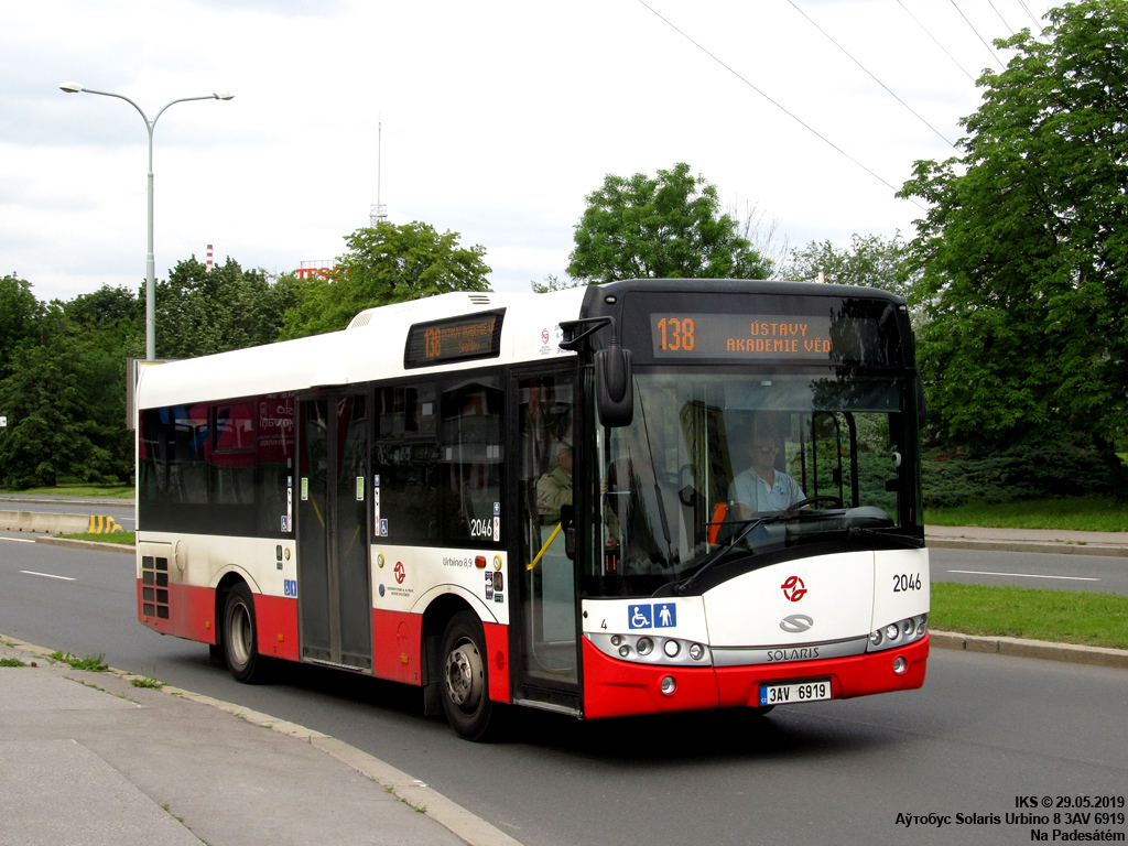 Prague, Solaris Urbino III 8,9 LE č. 2046