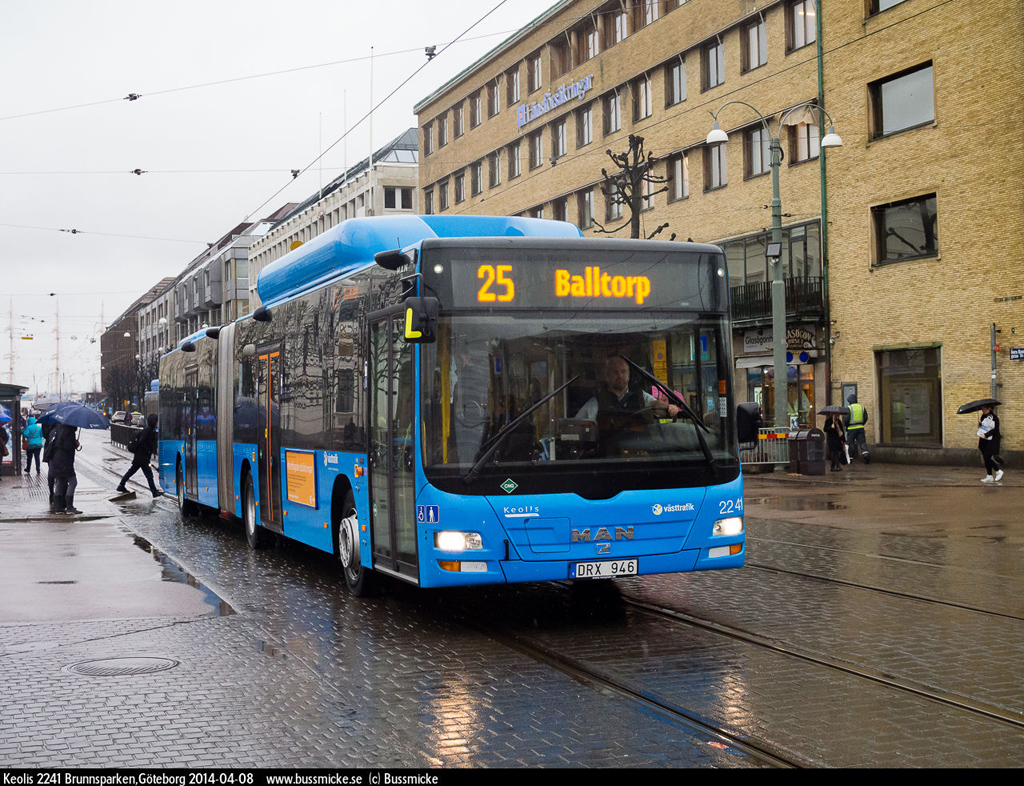 Gothenburg, MAN A23 Lion's City G NG313 CNG № 2241