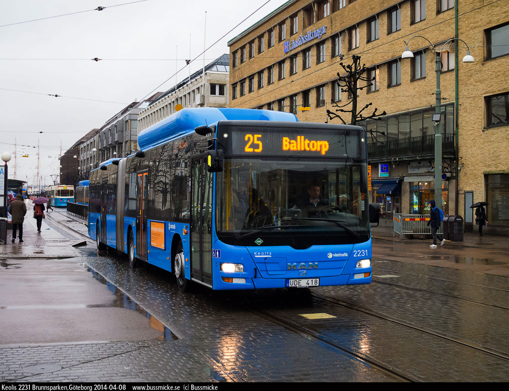 Göteborg, MAN A23 Lion's City G NG313 CNG # 2231