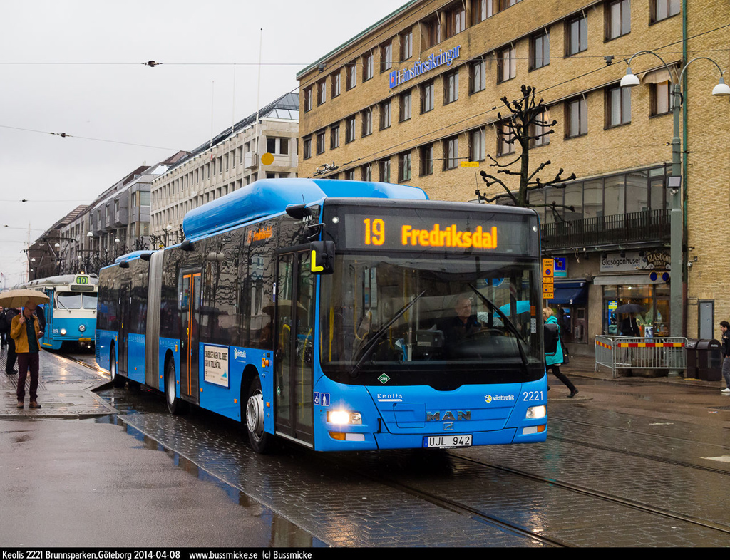 Гётеборг, MAN A23 Lion's City G NG313 CNG № 2221
