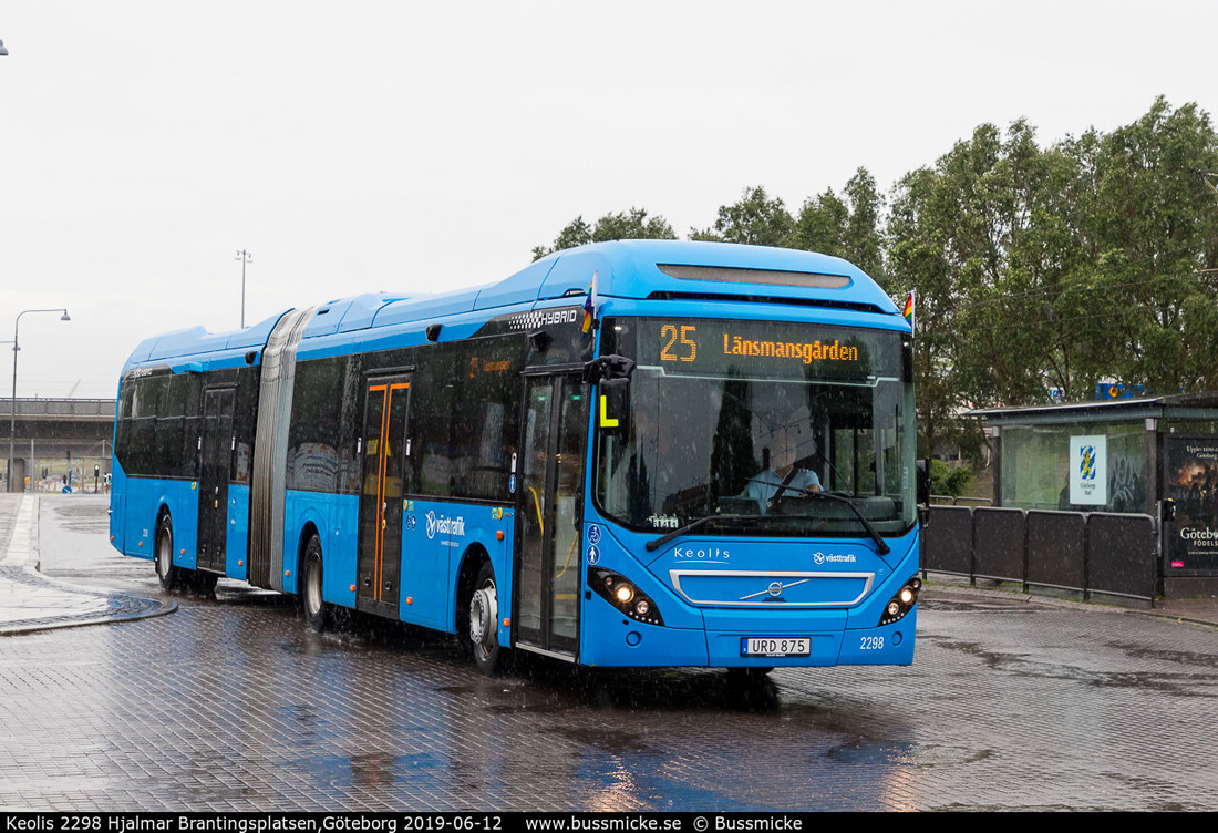 Gothenburg, Volvo 7900A Hybrid # 2298