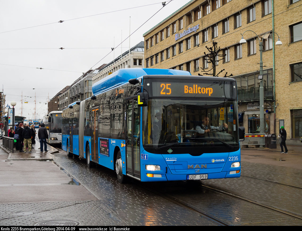 Gothenburg, MAN A23 Lion's City G NG313 CNG # 2235