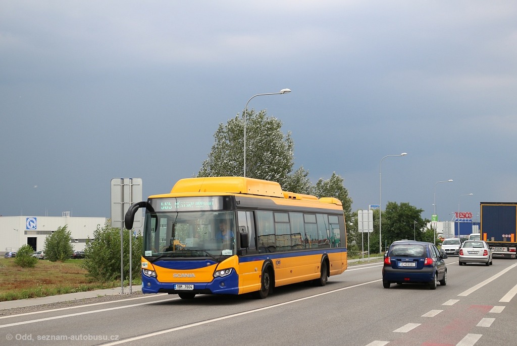 Břeclav, Scania Citywide LF CNG №: 1BM 7604