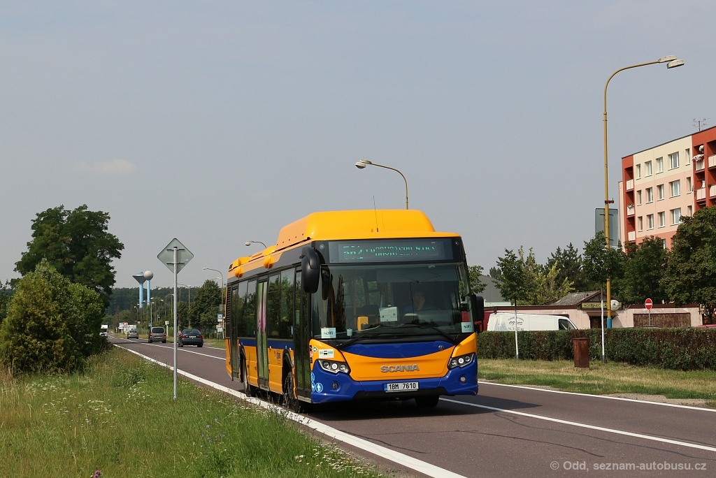 Břeclav, Scania Citywide LF CNG č. 1BM 7610