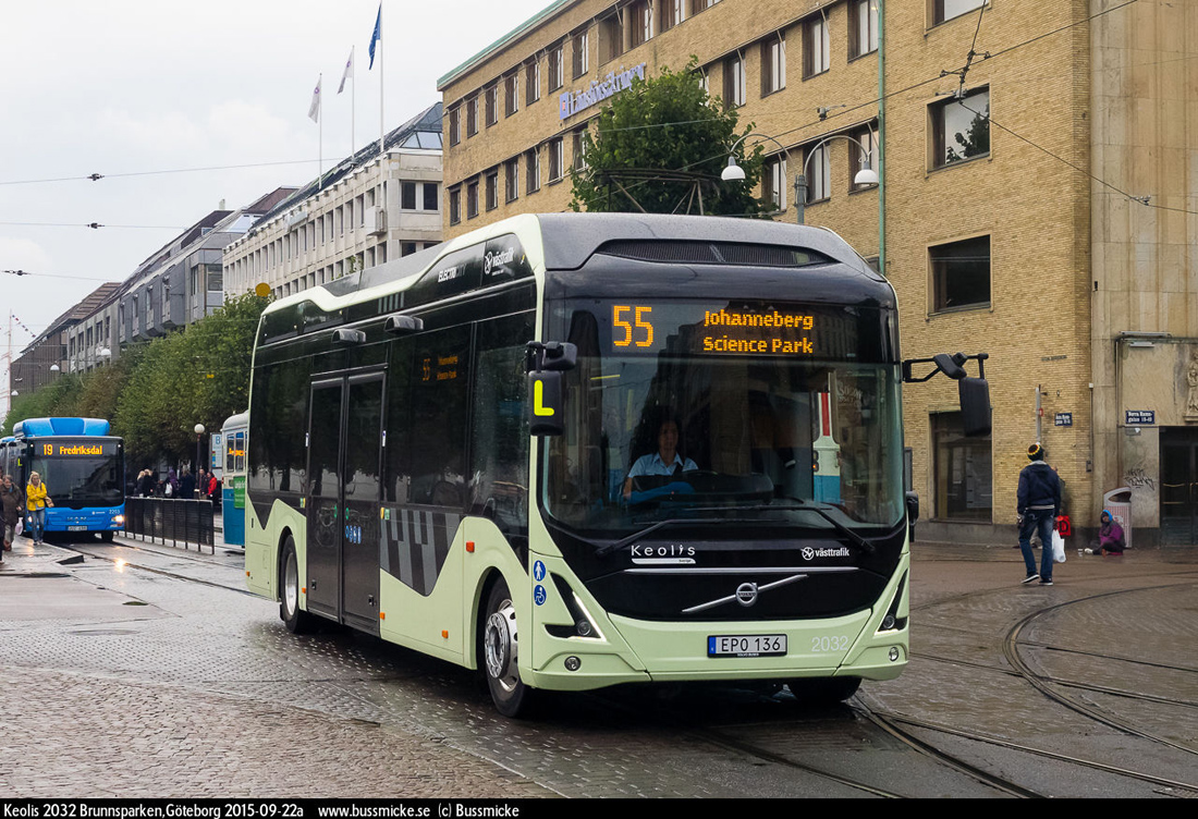 Göteborg, Volvo 7900 Electric Concept # 2032