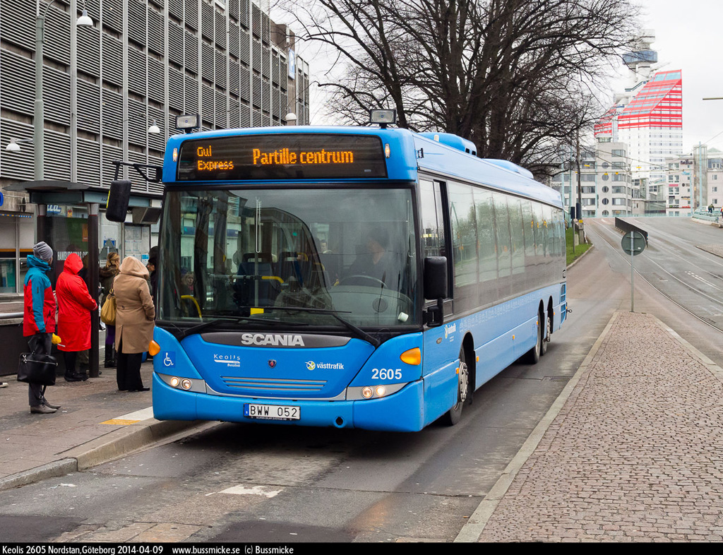 Göteborg, Scania OmniLink CK320UB 6x2*4LB nr. 2605