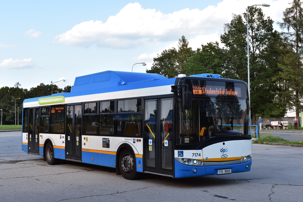Ostrava, Solaris Urbino III 12 CNG # 7174
