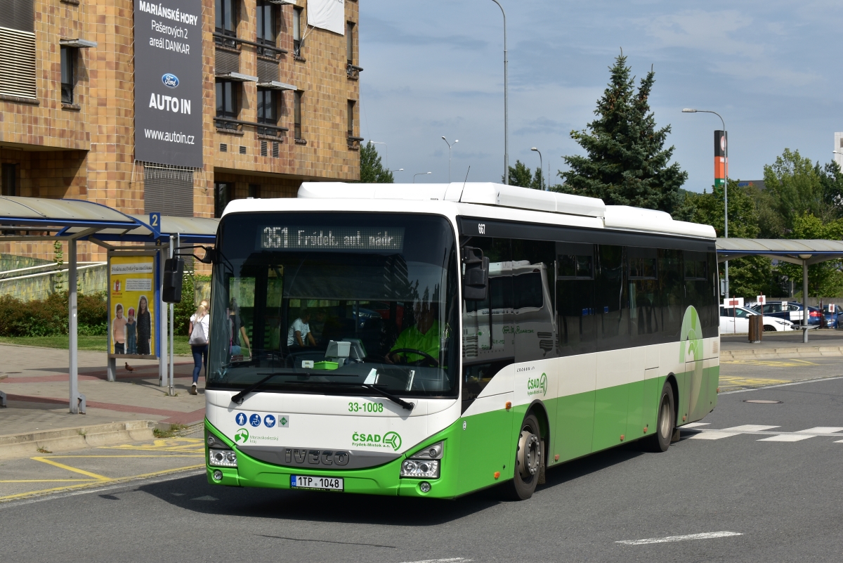 Frýdek-Místek, IVECO Crossway LE City 12M NP č. 33-1008