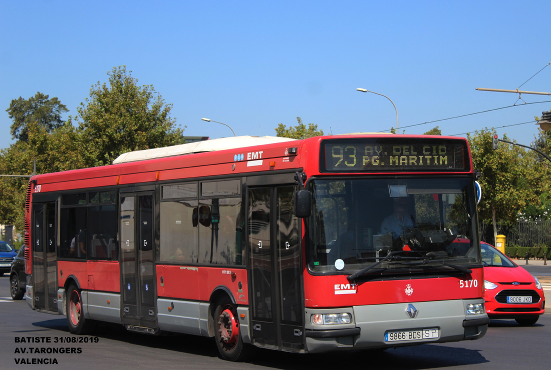 Valencia, Hispano Citybus E (Renault Agora S) # 5170
