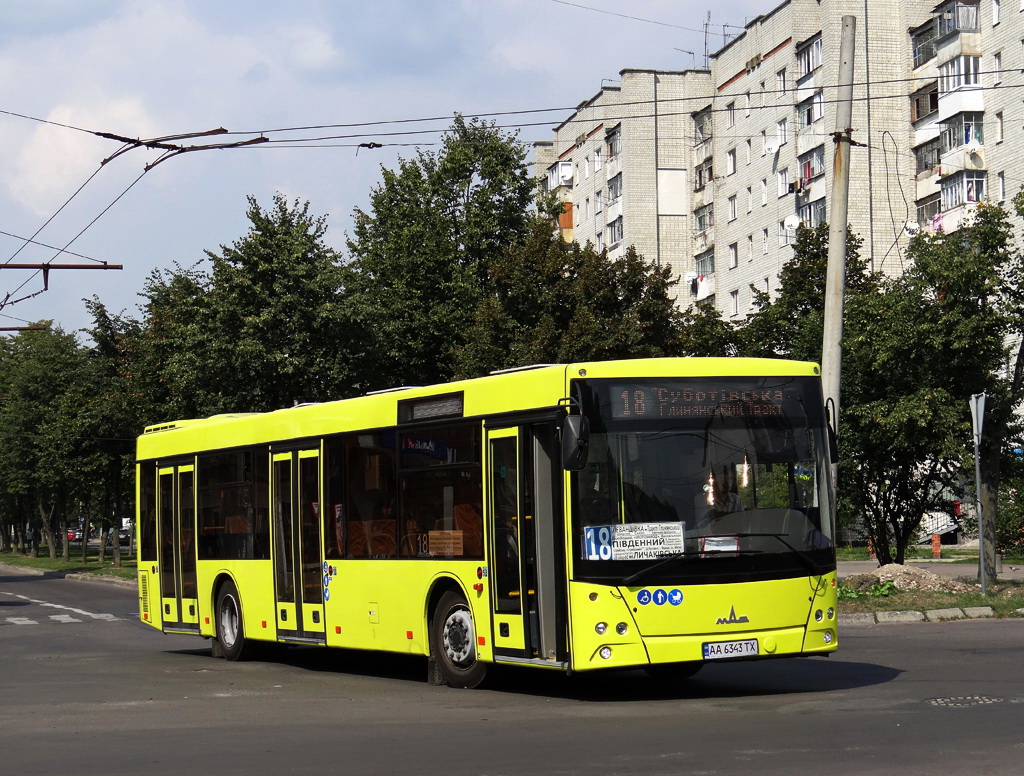 Lviv, MAZ-203.069 № АА 6343 ТХ