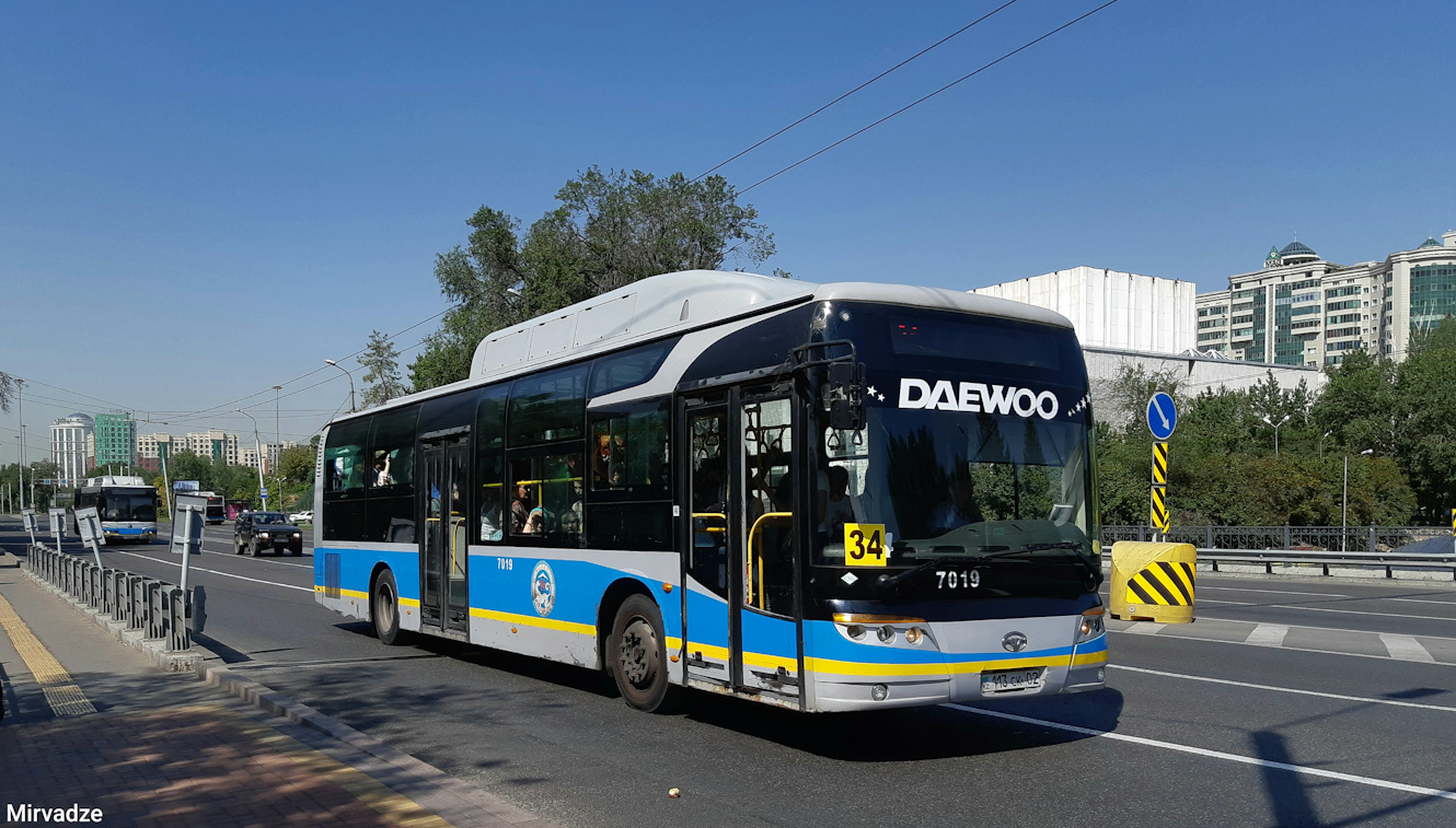 Almaty, Daewoo GDW6126CNG (СемАЗ) No. 7019