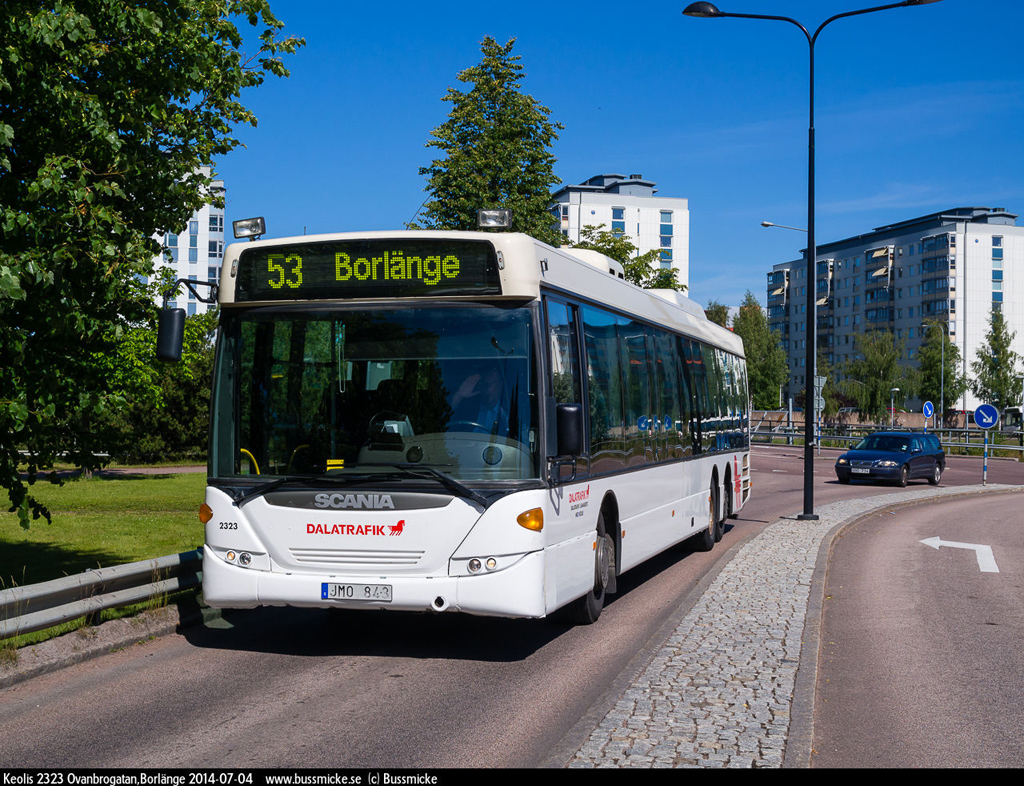 Borlänge, Scania OmniLink CK310UB 6x2*4LB No. 2323