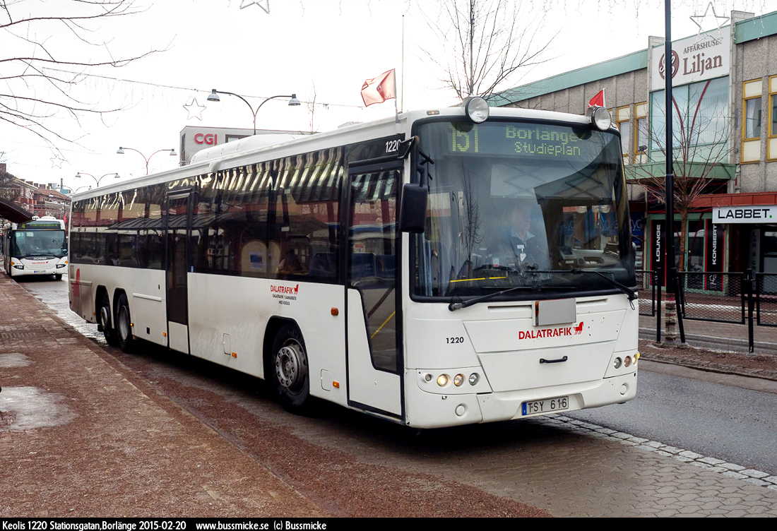 Бурлэнге, Volvo 8700LE № 1220