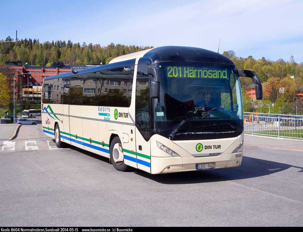 Sundsvall, Neoplan N3516ÜC Trendliner Nr. 8604