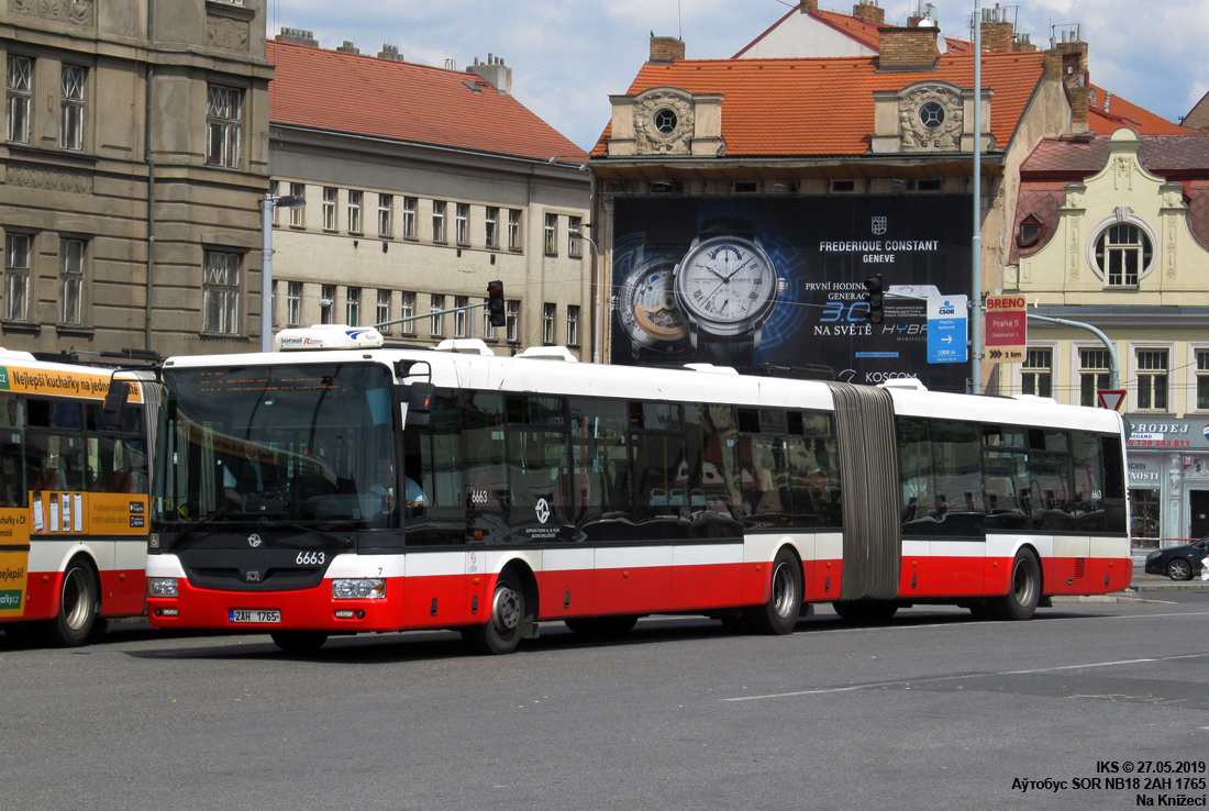 Prague, SOR NB 18 č. 6663