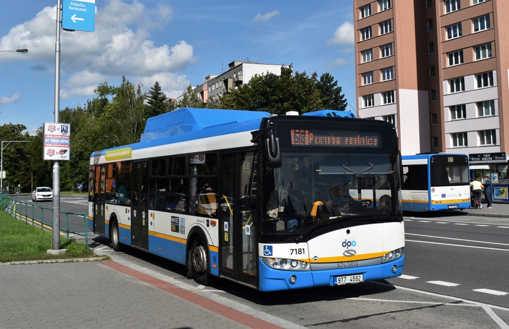 Ostrava, Solaris Urbino III 12 CNG # 7181