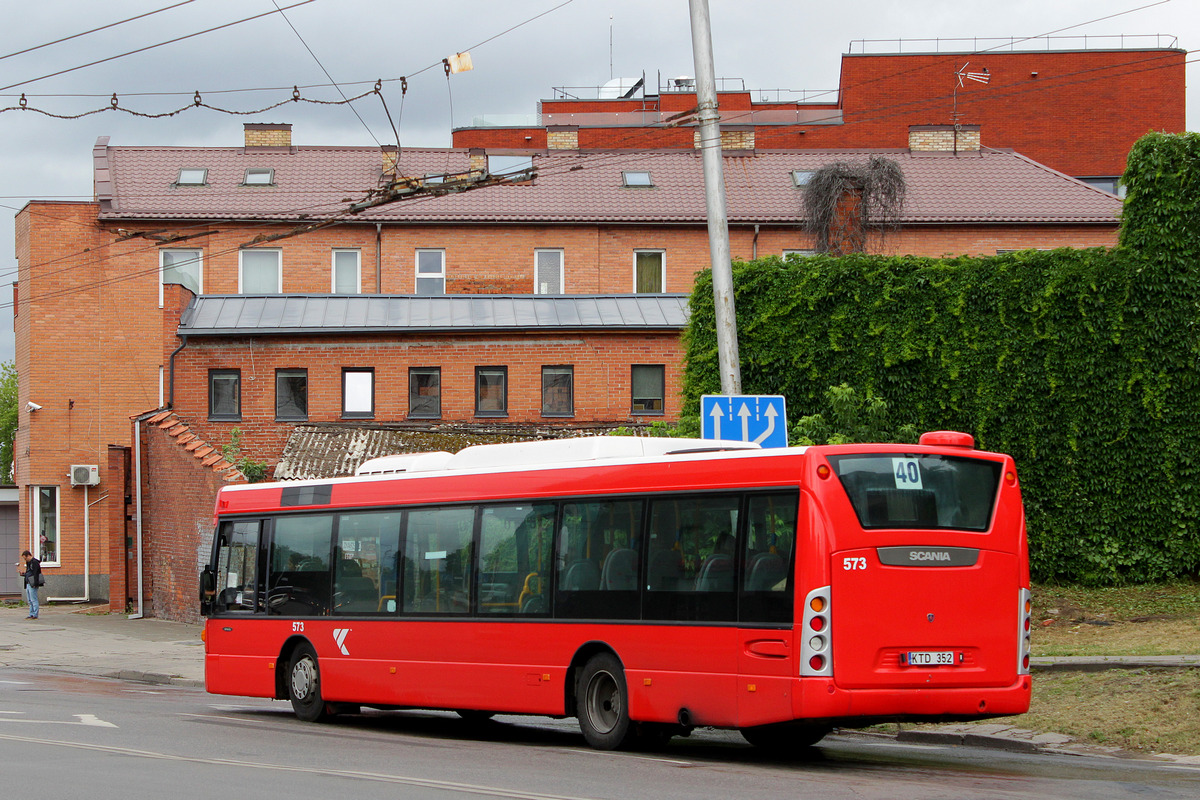Kaunas, Scania OmniCity CN230UB 4x2EB # 573