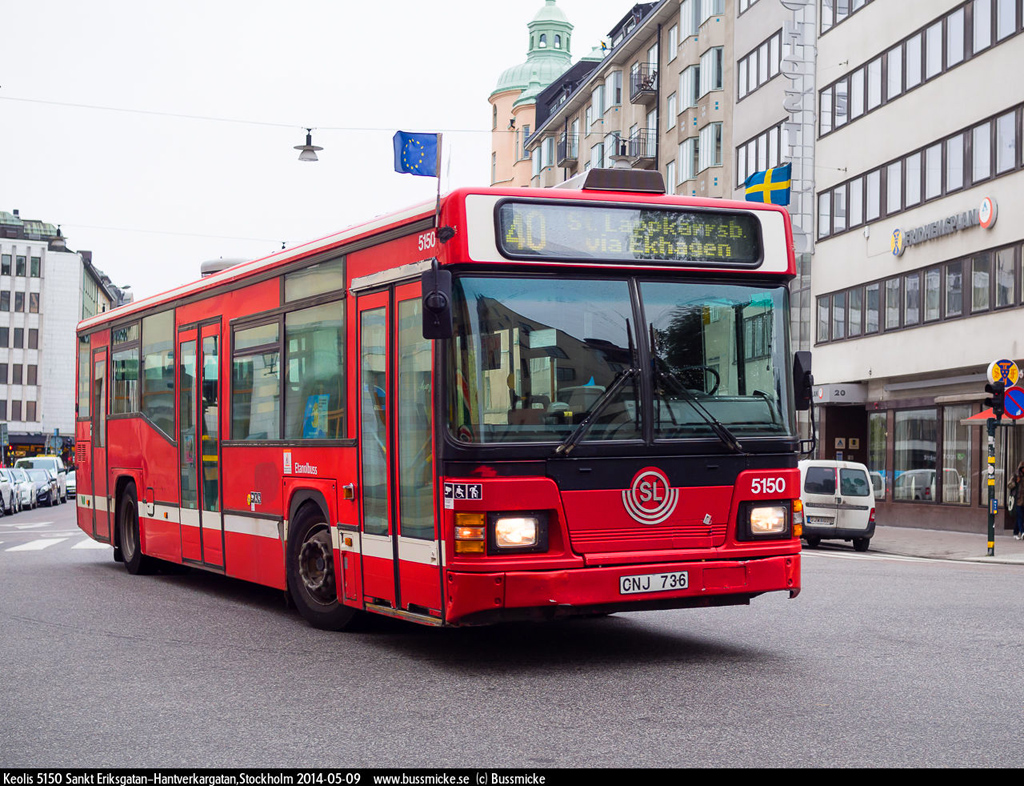 Stockholm, Scania MaxCi Nr. 5150