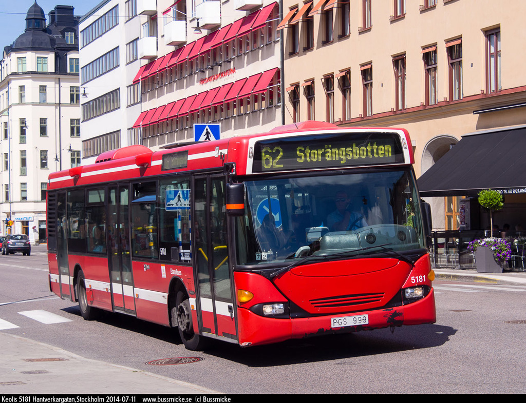 Stockholm, Scania OmniCity CN94UB 4X2EB Nr. 5181