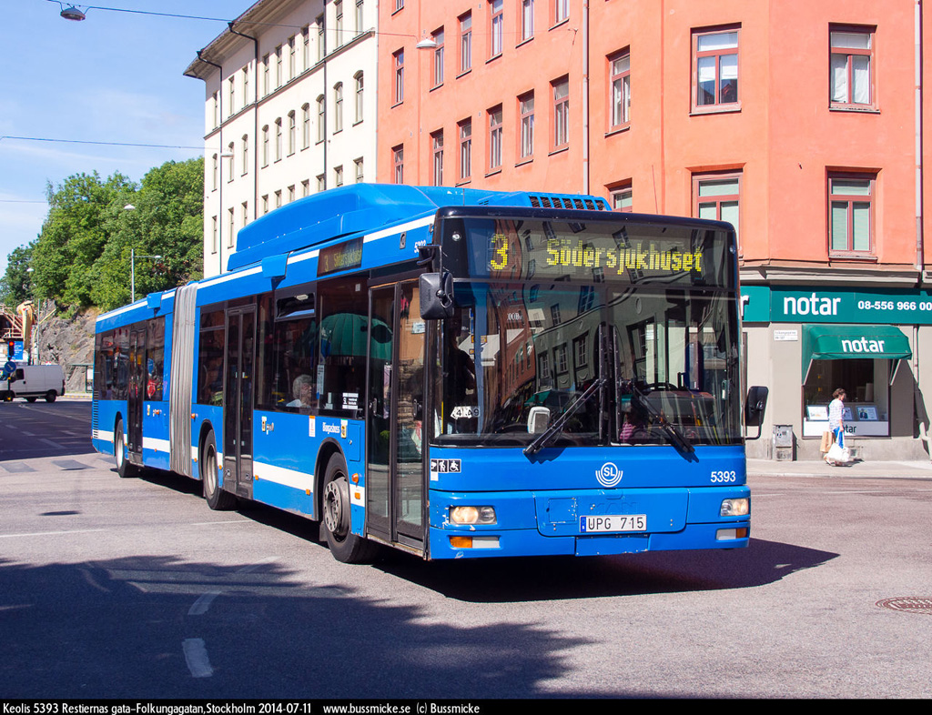 Stockholm, MAN A23 NG313 CNG # 5393