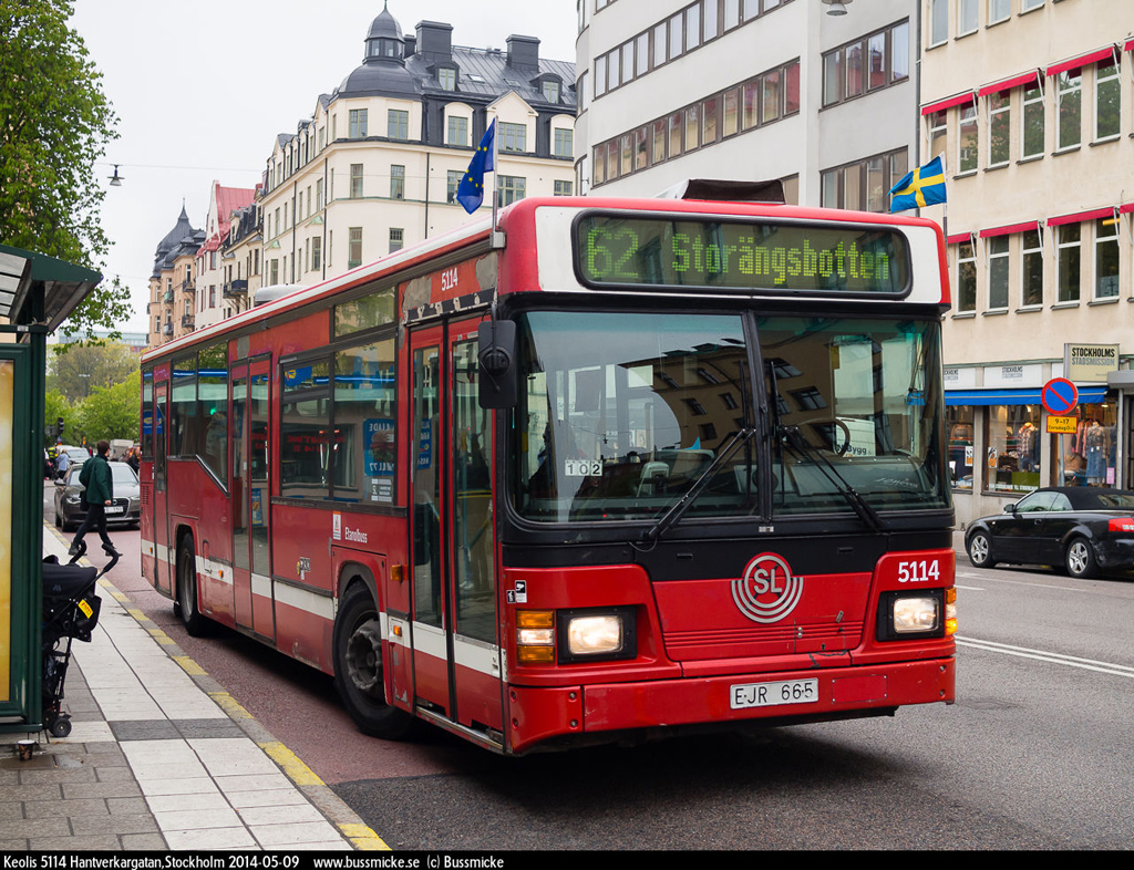 Stockholm, Scania MaxCi Nr. 5114