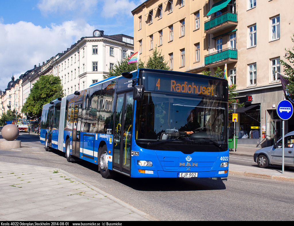 Stockholm, MAN A23 Lion's City G NG323 # 4022