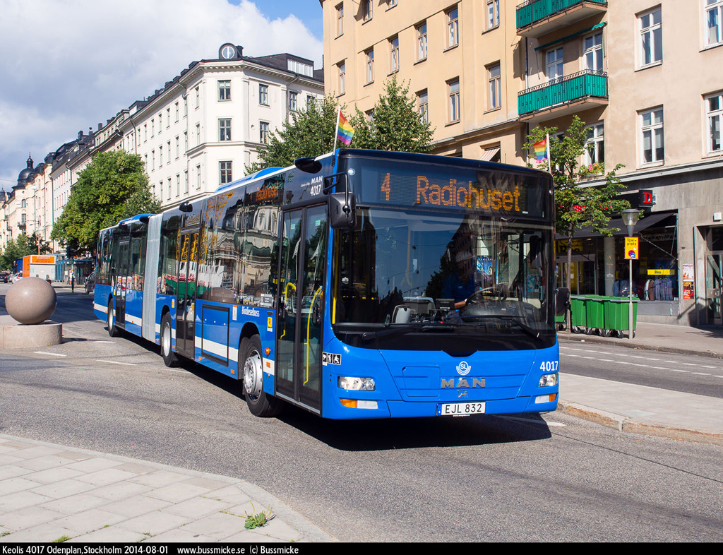 Stockholm, MAN A23 Lion's City G NG323 # 4017