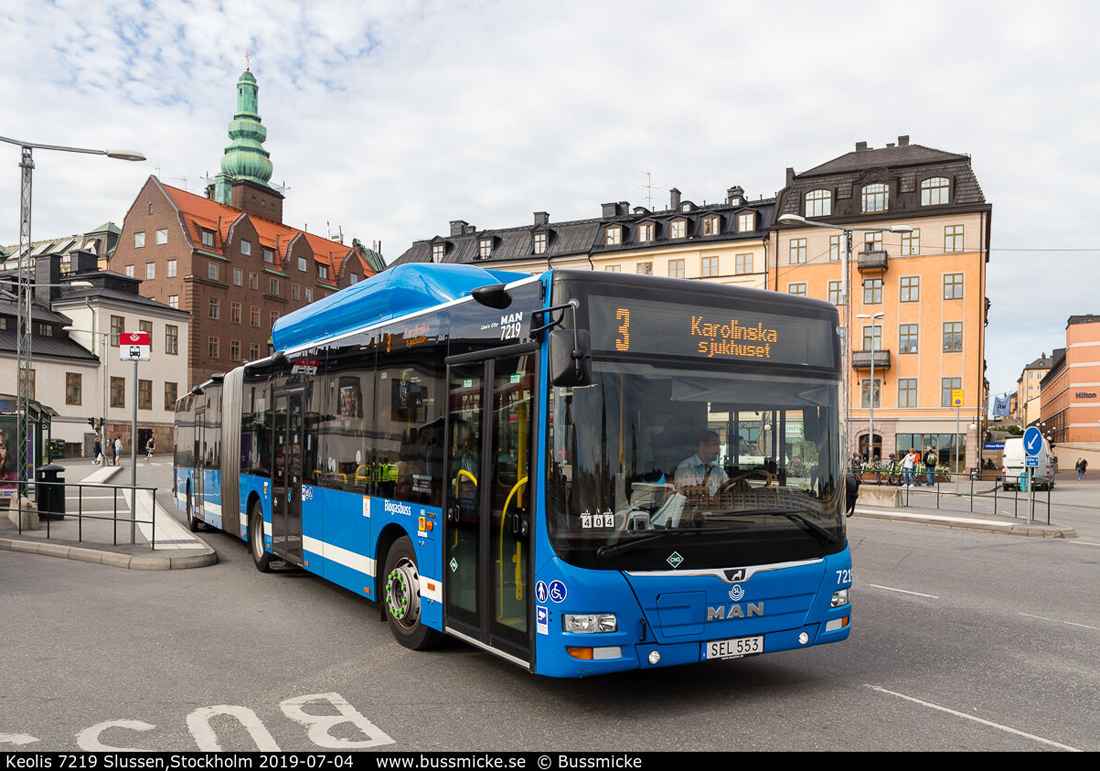 Stockholm, MAN A23 Lion's City G NG313 CNG # 7219