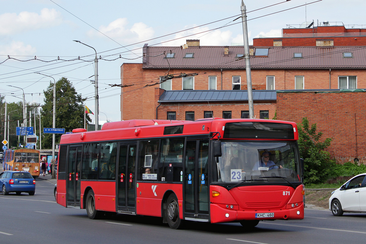 Kaunas, Scania OmniCity CN230UB 4x2EB # 871