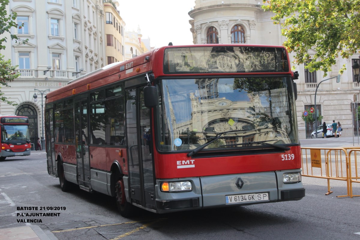 Valencia, Hispano Citybus E (Renault Agora S) # 5139