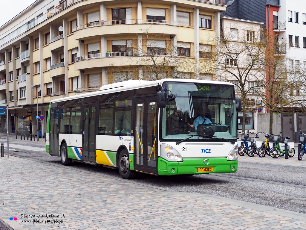 Esch-sur-Alzette, Irisbus Citelis 12M Nr. 21
