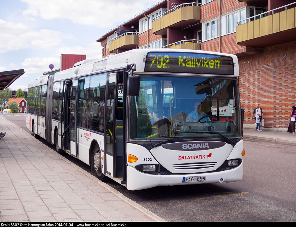 Falun, Scania OmniLink CL94UA 6x2/2LB nr. 8302