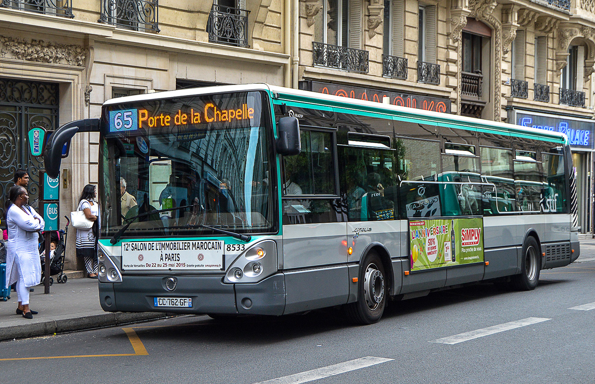 Paris, Irisbus Citelis 12M # 8533
