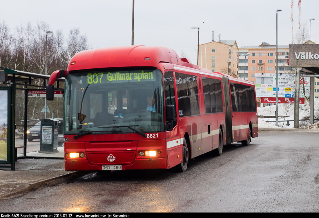 Стокгольм, Volvo 8500LEA № 6621