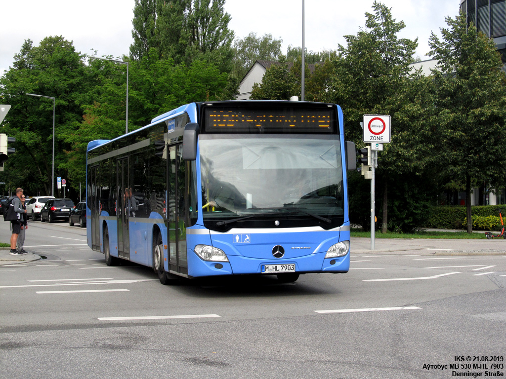 Munich, Mercedes-Benz Citaro C2 # M-HL 7903