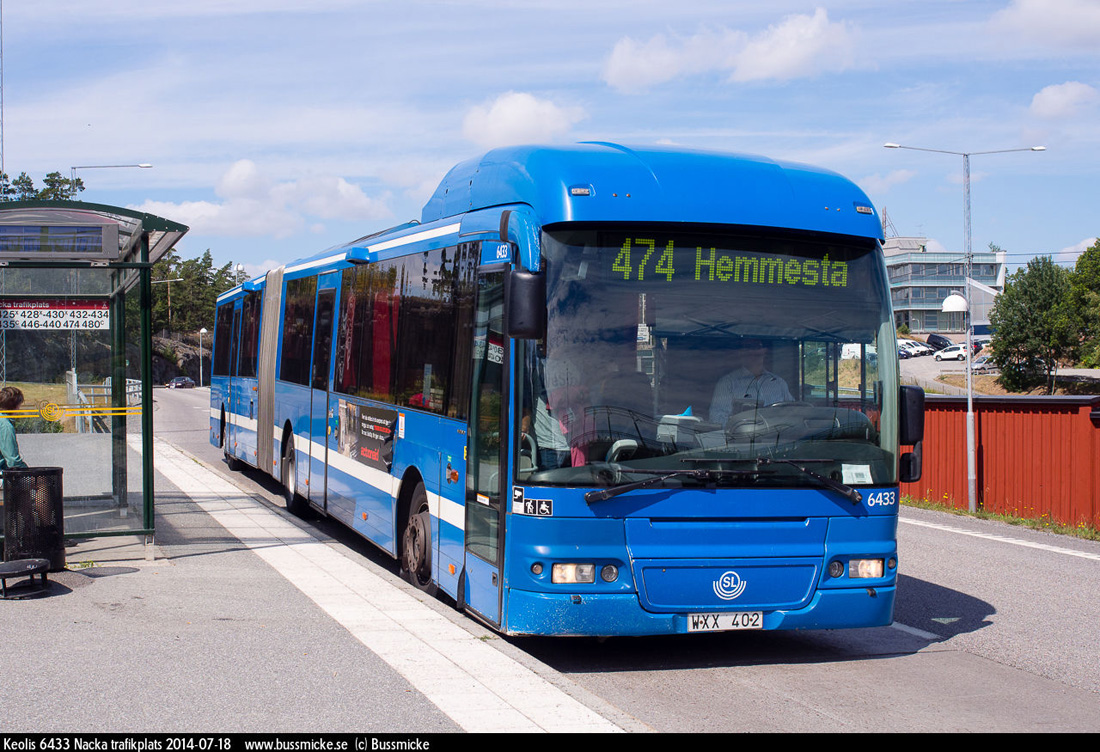 Stockholm, Scania OmniLink CK280UA 6x2/2LB # 6433