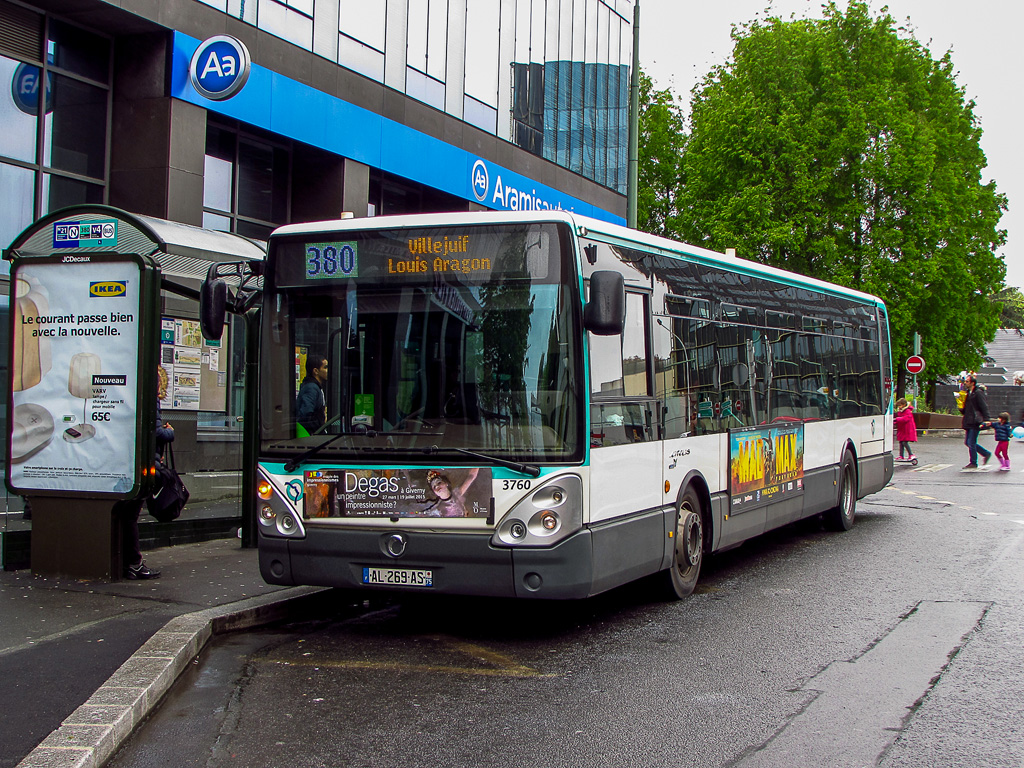 Paris, Irisbus Citelis Line No. 3760