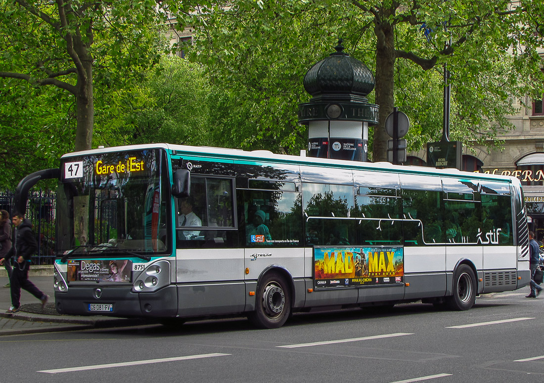 Paris, Irisbus Citelis 12M # 8751