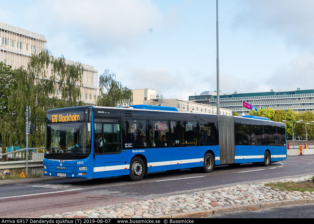 Stockholm, MAN A23 Lion's City G NG323 # 6917