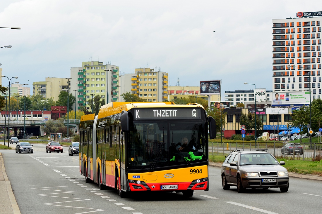 Warsaw, Solaris Urbino IV 18 CNG nr. 9904