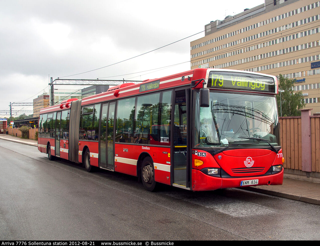 Stockholm, Scania OmniLink CL94UA 6x2/2LB # 7776