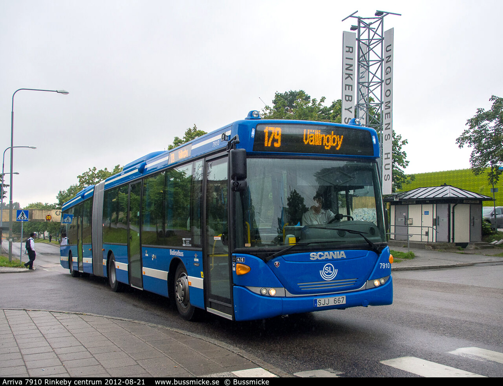 Stockholm, Scania OmniLink CK280UA 6x2/2LB # 7910