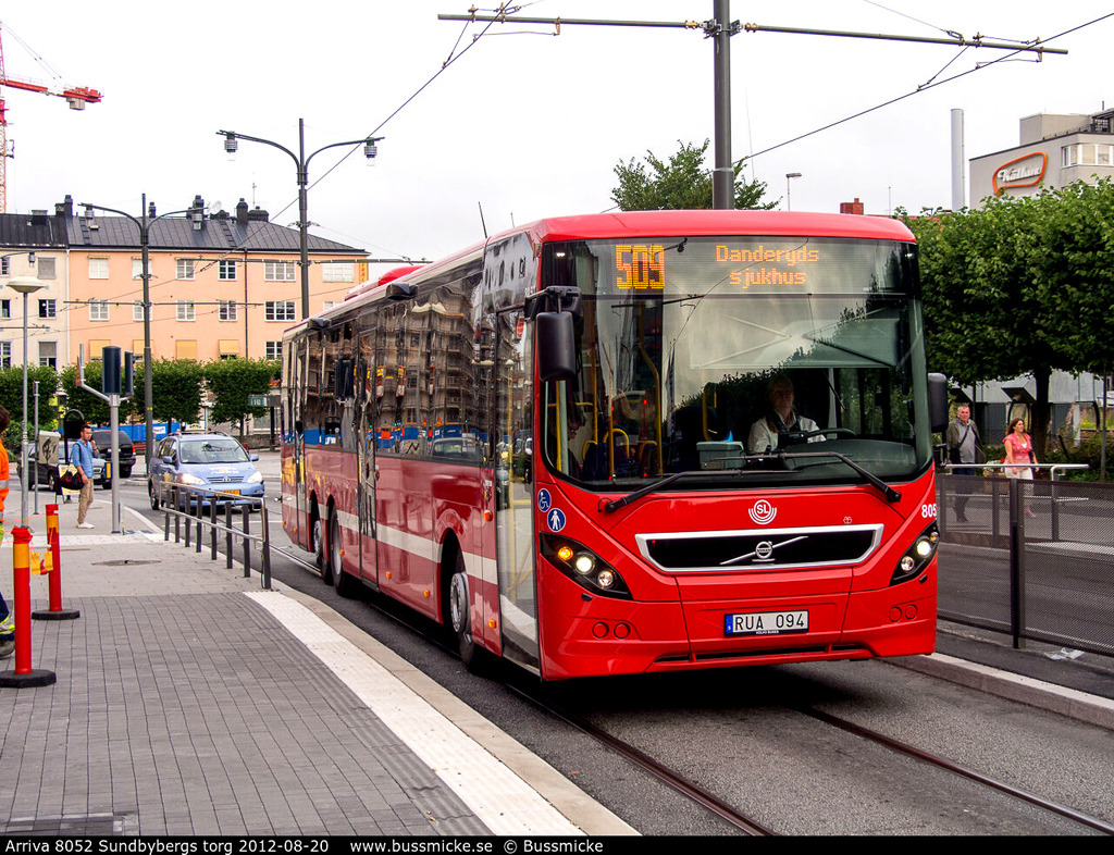 Sztokholm, Volvo 8900LE # 8052