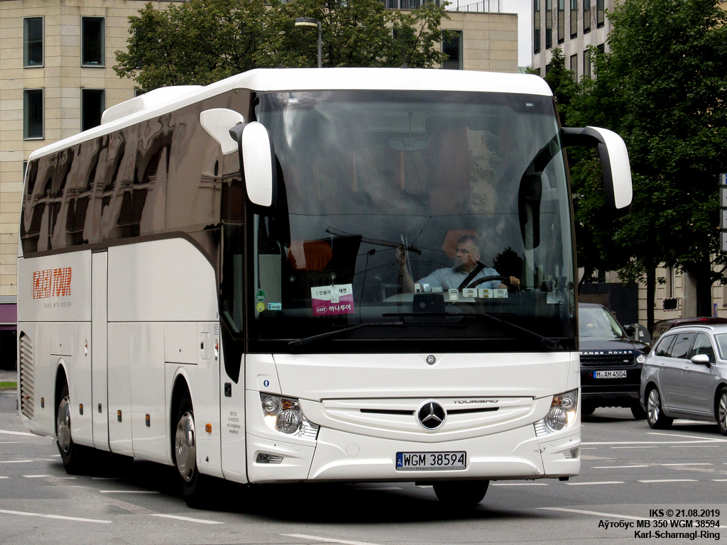 Cracow, Mercedes-Benz Tourismo 15RHD-III nr. WGM 38594