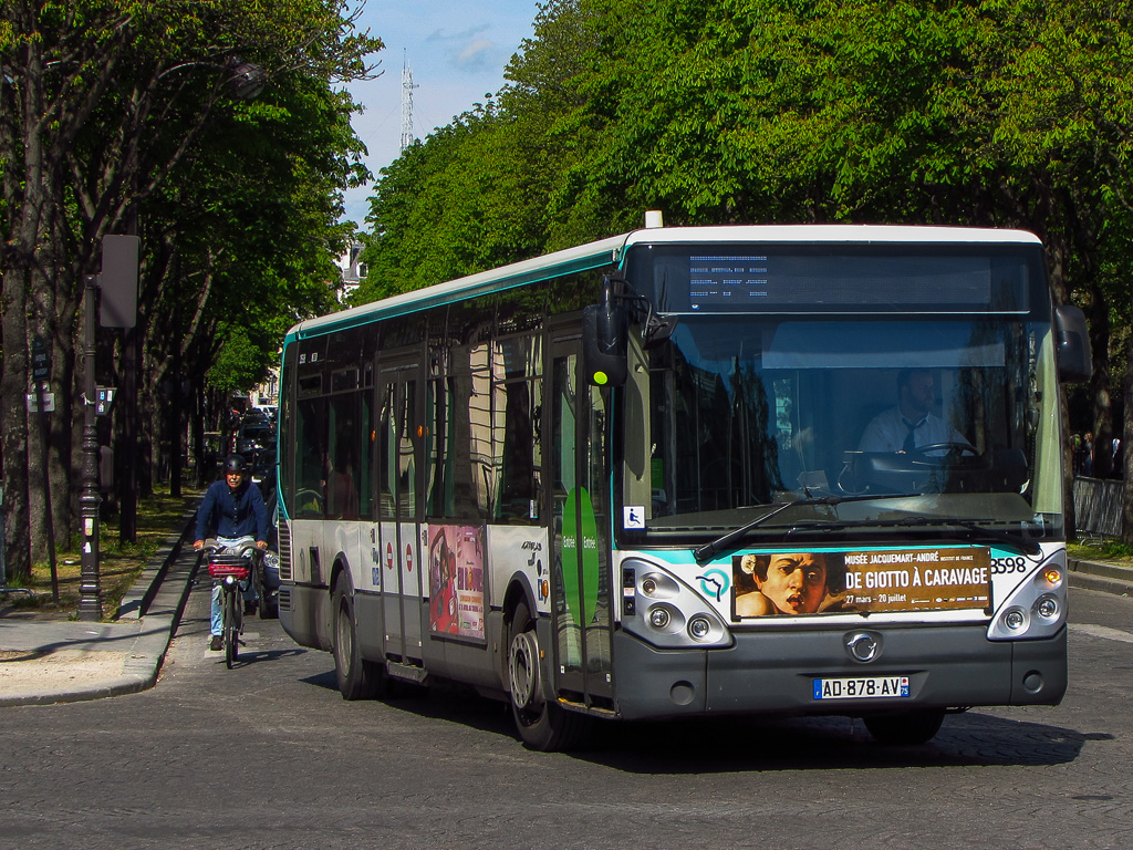 Париж, Irisbus Citelis Line № 3598